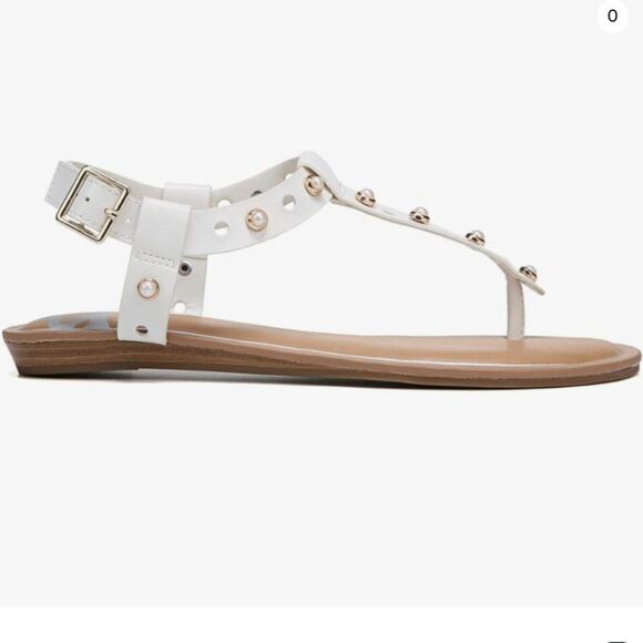 BRAND NEW OLIVIA MILLER STUDDED T STRAP ADJUSTABLE BUCKLE ANKLE STRAP SANDAL - Picture 12 of 12